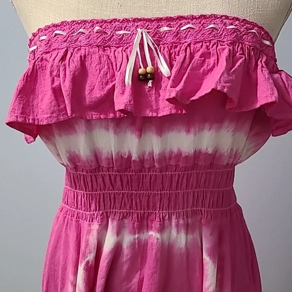 Peruvian sundress pink New Never Worn - Picture 2 of 12